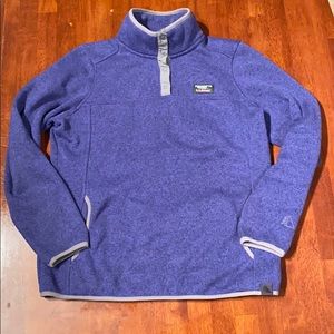 L.LBean 1/4 fleece pullover